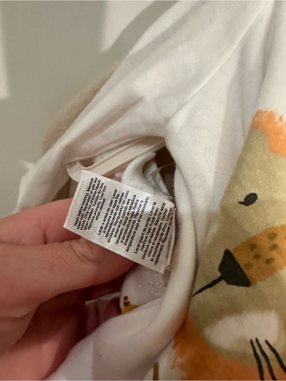 NWT Rabbit Moon Baby Boy 3-Piece Outfit Set 3-6 Months Knit Cardigan Safari Lion - Picture 6 of 6